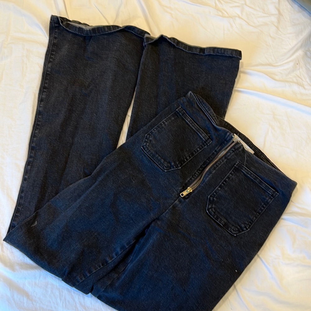 High waist flare pants